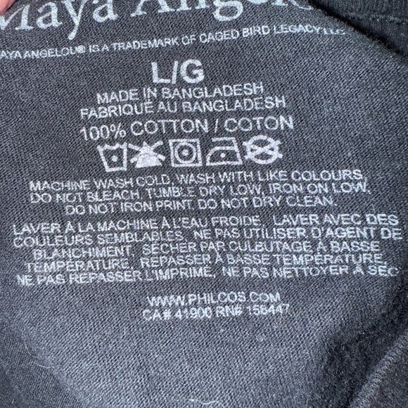 Fashion Nova Maya Angelou Washed Tee - Black Wash - Picture 9 of 13